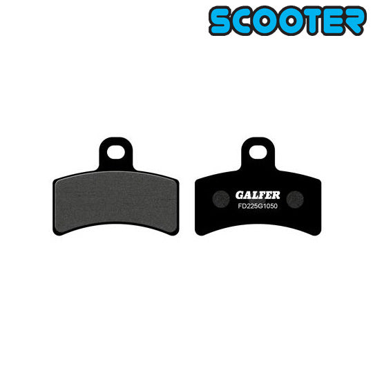 PLAQUETTE FREIN 107 GALFER G1050 ADAPT. AV/AR GAS GAS TXT/EC/SM (PR)