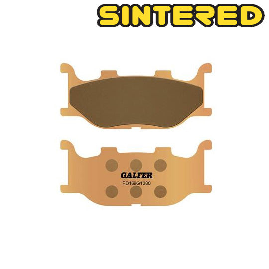 PLAQUETTE FREIN 63 GALFER FD169 G1380 ADAPT. AV 250/400 SKYLINER/MAJESTY/500 TMAX 04-07 (