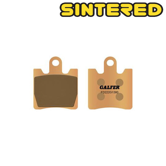 PLAQUETTE FREIN 13 GALFER FD222 G1380 ADAPT. AV 125 DEALIM S2/OTELO/250 BURGMAN (PR)