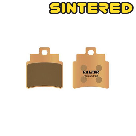 PLAQUETTE FREIN 78 GALFER G1380 ADAPT. AV/AR 125/250/300 SYM GTS/JOYMAX/GRAND DINK (PR)