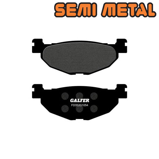 PLAQUETTE FREIN 60 GALFER G1054 ADAPT. AR 400 SKYLINER/MAJESTY 04-11/500 TMAX 04-11 (PR)