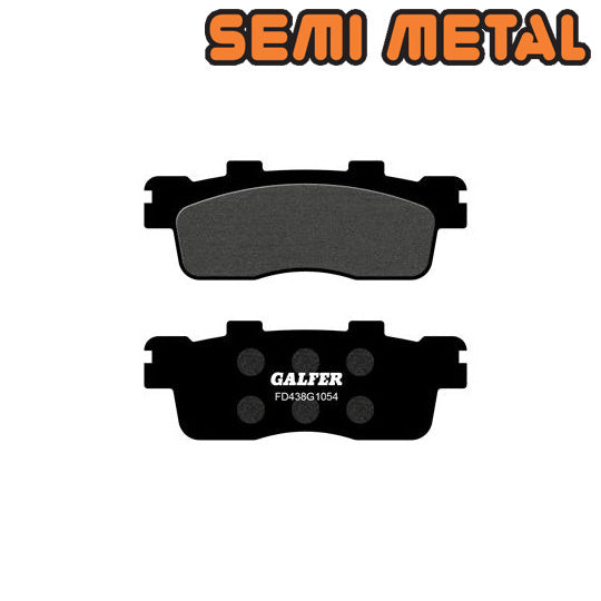 PLAQUETTE FREIN 64 GALFER FD438G1054 ADAPT. AR 125 DOWNTOWN I 09->/SUPER DINK 10-> (PR)