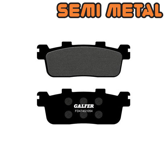 PLAQUETTE FREIN 82 GALFER FD474G1054 ADAPT. AV 125/300 KYMCO K-XCT/PEOPLE/XCITING/400 XMA