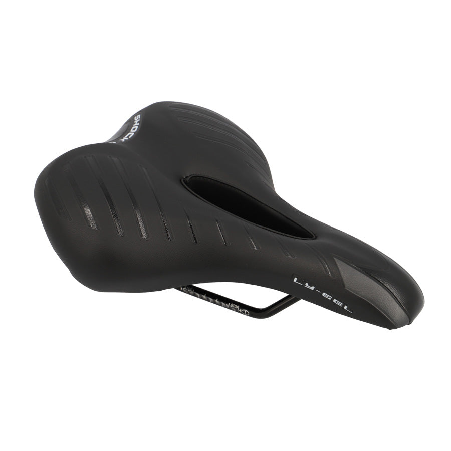 SELLE LOISIR MONTE GRAPPA 6255 LYRA GEL PLUS UNISEX NOIR TYPE TRANSAM