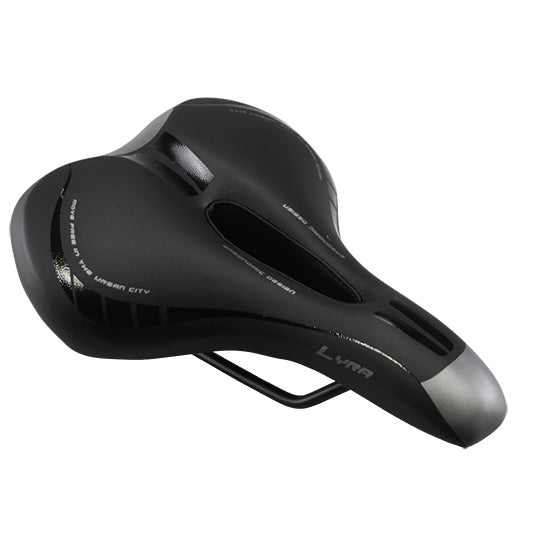 SELLE LOISIR MONTE GRAPPA 6250 LYRA UNISEX NOIR TYPE TRANSAM