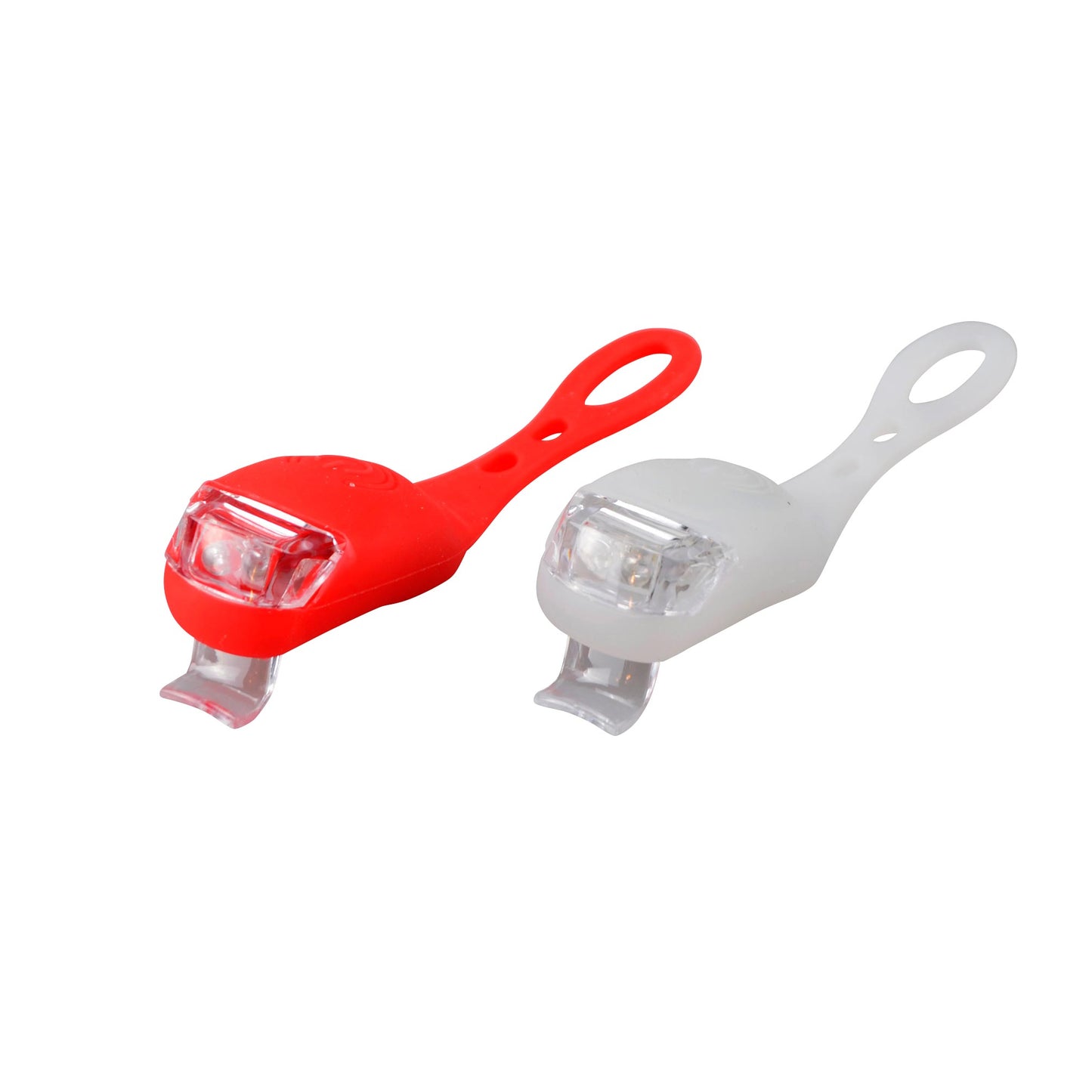 ECLAIRAGE VELO AV+AR PILE OPTIMIZ FIXATION CINTRE/TIGE DE SELLE LED BRACELET