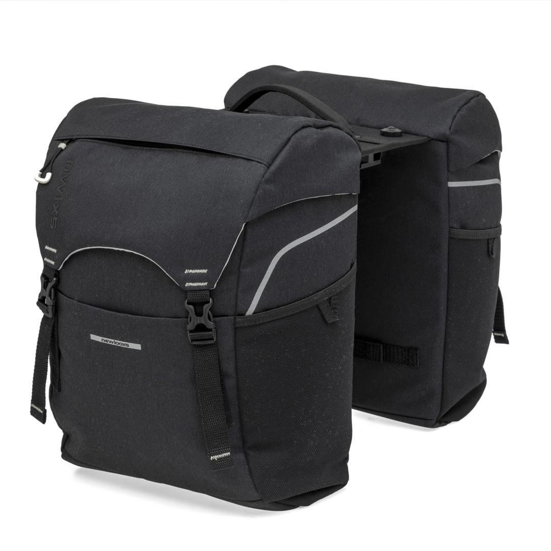 SACOCHE VELO PORTE BAGAGE A PONT NEWLOOXS SPORTS NOIR MIK - 32 LITRES - 290x390x160MM