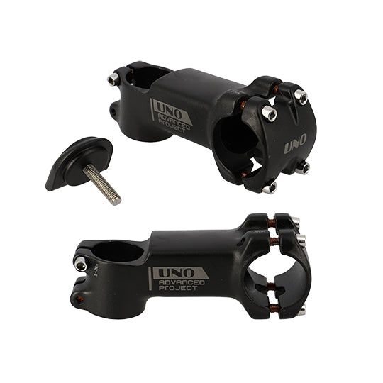 POTENCE VTT AHEAD SET 1''1/8 L70 UNO ALU 6061 NOIR + 7° (CINTRE 31.8)