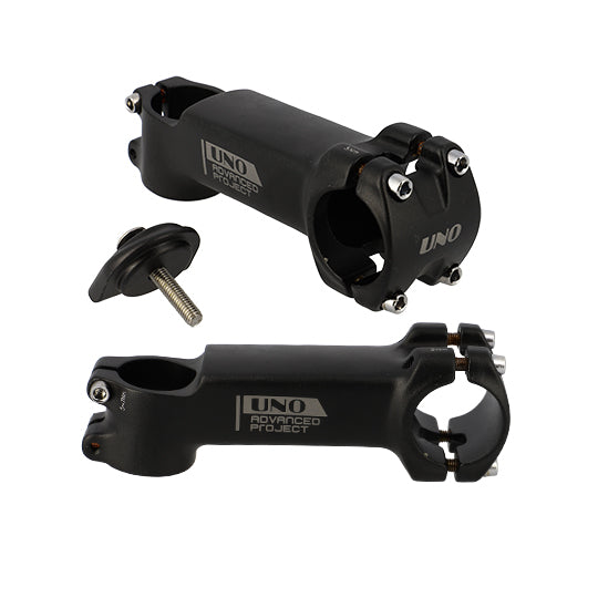 POTENCE VTT AHEAD SET 1''1/8 L110 UNO ALU 6061 NOIR + 7° (CINTRE 31.8)