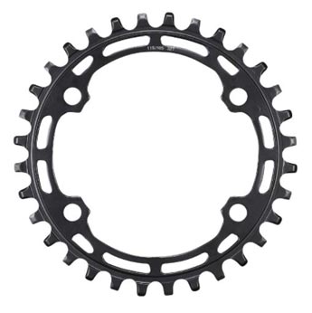 PLATEAU VTT MONO DIAM 96 EXTER 32DTS NOIR 4 BRANCHES SHIMANO DEORE M5100 ACIER 10/11V