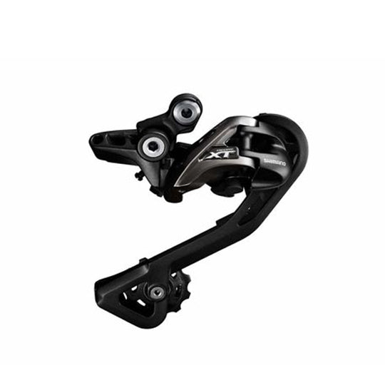 DERAILLEUR VTC/TREKKING AR SHIMANO XT T8000SGS 10V SHADOW+ NOIR SUPER GRANDE CHAPE