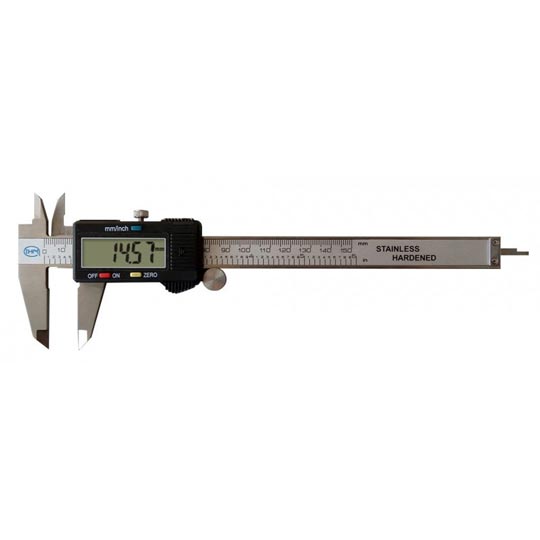 PIED A COULISSE DIGITAL POUR MESURE INTERIEURE ET EXTERIEUR -LECTURE 1/100MM - 150MM