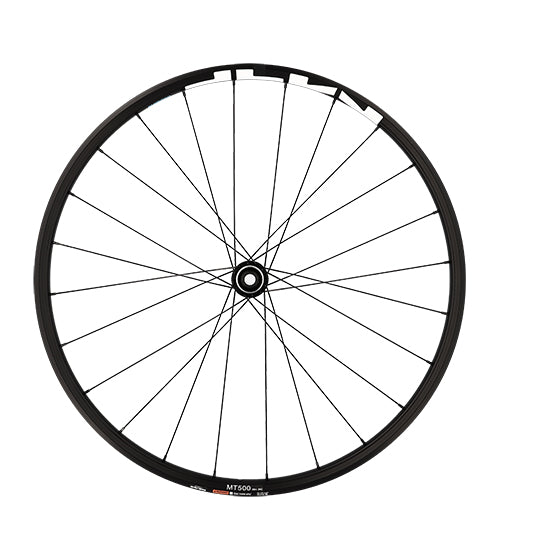 ROUE VTT 29" AV JANTE NOIR MOYEU SHIM MT500 DISQUE CENTERLOCK AXE TRAVERSANT BOOST 15X110