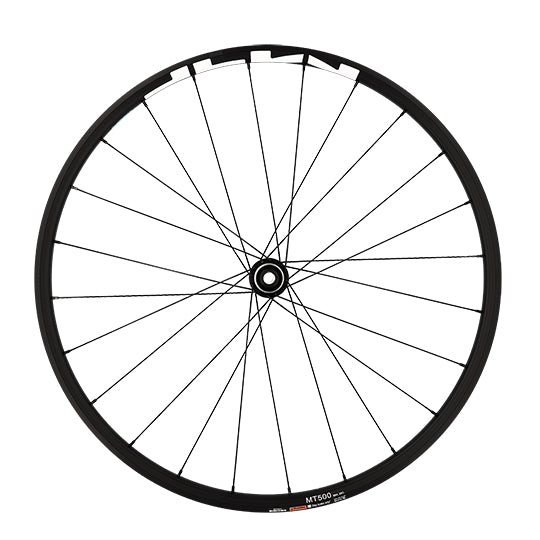ROUE VTT 29" AV JANTE NOIR MOYEU SHIM MT500 DISQUE CENTERLOCK AXE TRAVERSANT 15X100