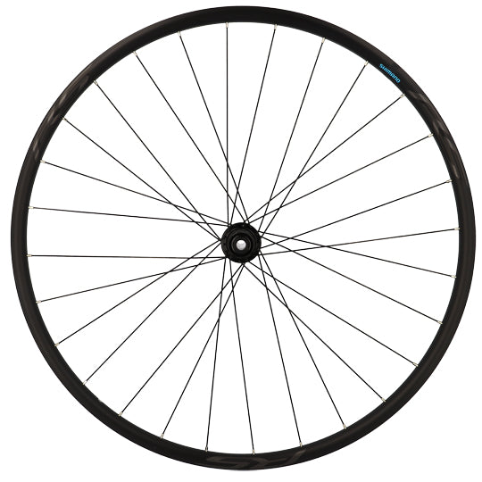 ROUE ROUTE 700 AR JANTE NOIR SHIMANO RS171 DISQUE CL 10/11/12V AXE TRAVERS.E THRU