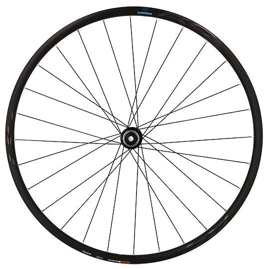 ROUE ROUTE 700 AV JANTE NOIR SHIMANO RS171 DISQUE CENTERLOCK AXE TRAVERS.E THRU