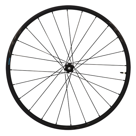 ROUE ROUTE 700 AR JANTE NOIR SHIMANO RS370 DISQUE CL 10/11/12V AXE TRAVERS.E THRU TUB