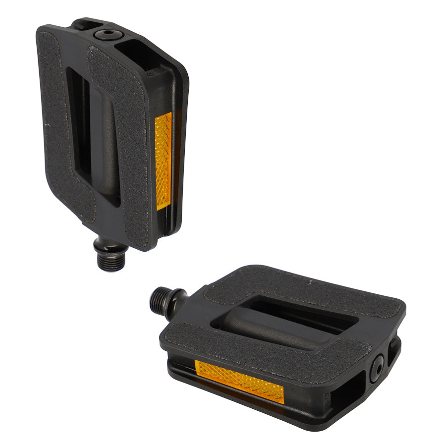 PEDALE CITY/URBAIN RESINE OPTIMIZ NOIR SURFACE ABRASIVE ANTI DERAPANTE D 9/16 (PR)