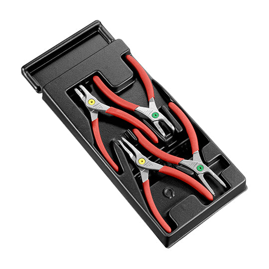 MODULE 4 PINCES A CIRCLIPS FACOM (OUVRANTE ET FERMANTE/DROITES ET 90°)- PRIX NET