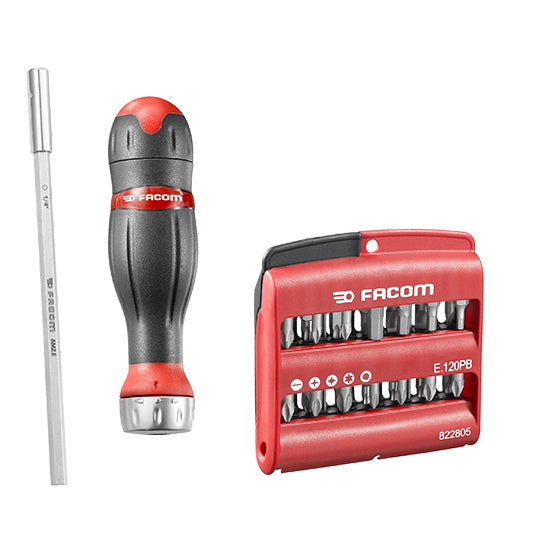 COFFRET TOURNEVIS A EMBOUT PROTWISTFACOM 3 EN 1 - PRIX NET