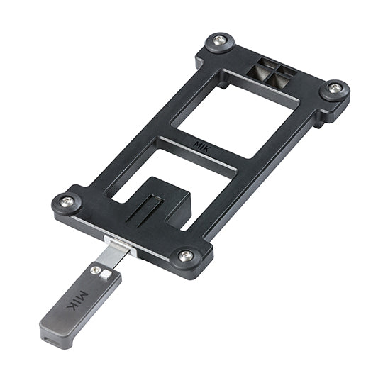 PLATINE POUR PANIER/SACOCHE AVEC VERROUILLAGE SYSTEME FIXATION MIK (SUPPORT)