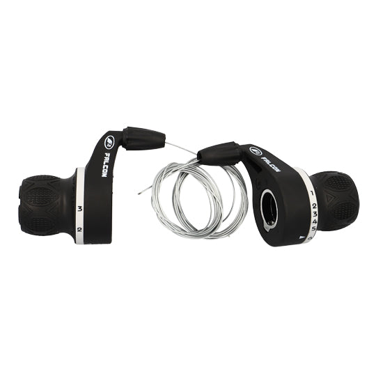 MANETTE VTT P.TOURNANTE 6X3V. FALCON NOIR (PAIRE)