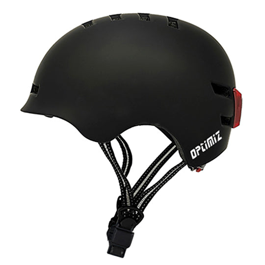 CASQUE URBAIN OPTIMIZ O365 NOIR MATT IN MOLD AVEC REGLAGE OCCIPITAL LED T.S (48/53)