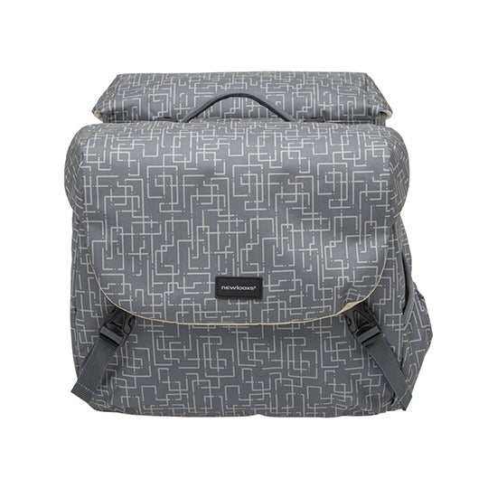 SACOCHE VELO PORTE BAGAGE A PONT NEWLOOXS MONDI JOY IVY GRIS RACKTIME -38 LITRES- 370X320X