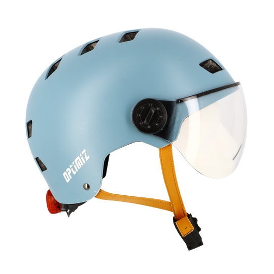CASQUE URBAIN OPTIMIZ O382 BLEU MAT AVEC REGLAGE OCCIPITAL T.M (55/58)