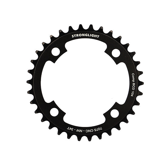 PLATEAU E BIKE/VAE MONO DIAM 104 EXTER 34DTS ALU 7075 NOIR 4 BRAN. STRONG COMP. SHIMANO