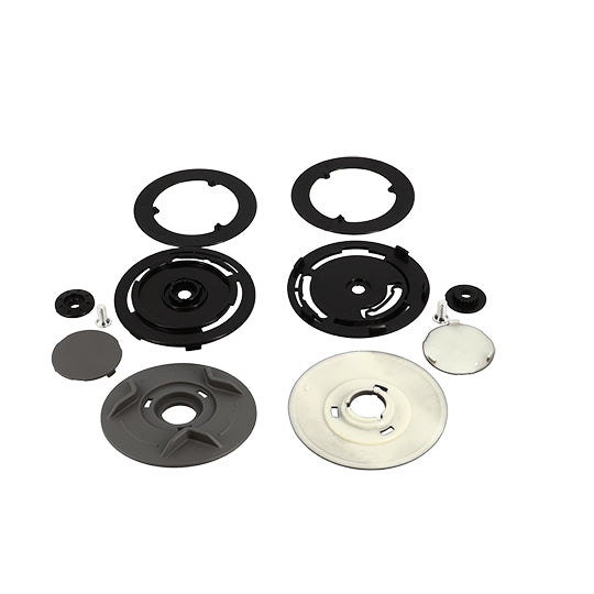 KIT FIXATION ECRAN CASQUE JET TRENDY T-406 - GRIS HOPIS