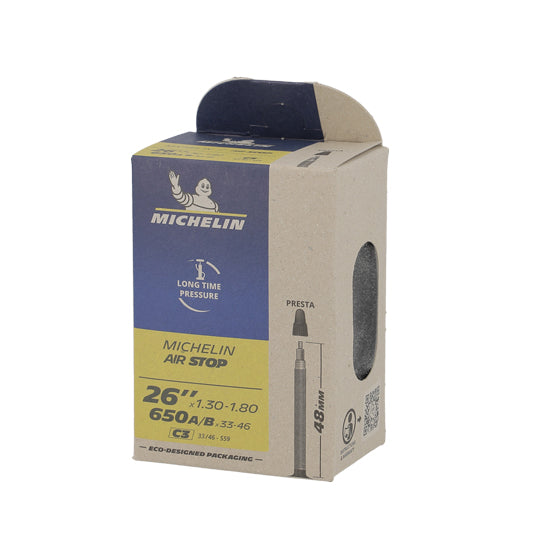 CHAMBRE A AIR VELO 26" X 1.30-1.80 (33/46-559) VP MICHELIN AIRSTOP C3