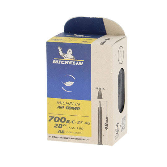 CHAMBRE A AIR VELO 700C (33/46-622/635) VP MICHELIN A3 ULTRALIGHT VALVE 48MM