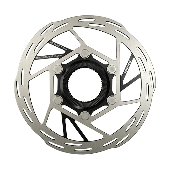 DISQUE FREIN ROUTE CENTERLOCK D140 MM SRAM PACELINE ARGENT/NOIR