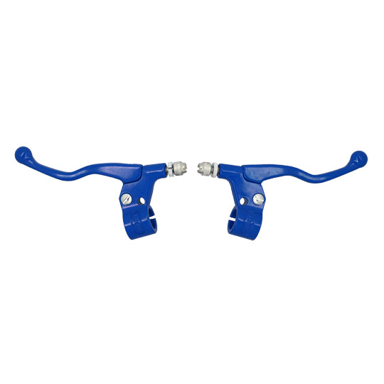LEVIER FREIN CYCLO TUN'R ALU BLEU COURT (PR)