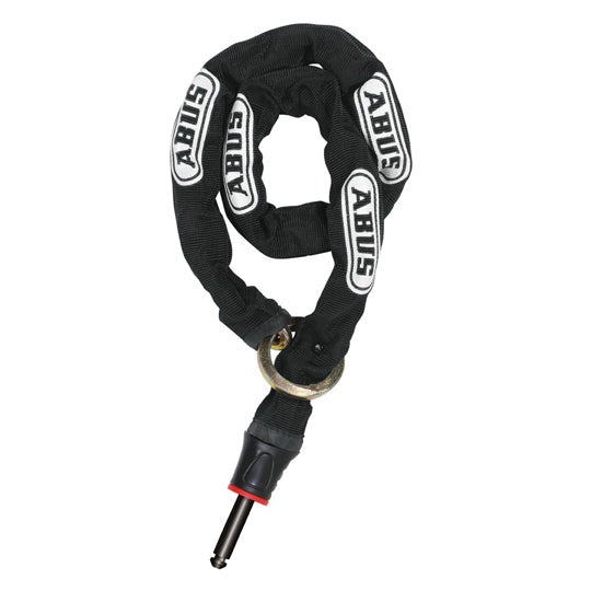 ANTIVOL VELO CHAINE A BOUCLE D8 X 0.85M ABUS POUR ANTIVOL FER A CHEVAL -NOIR + SUPPORT