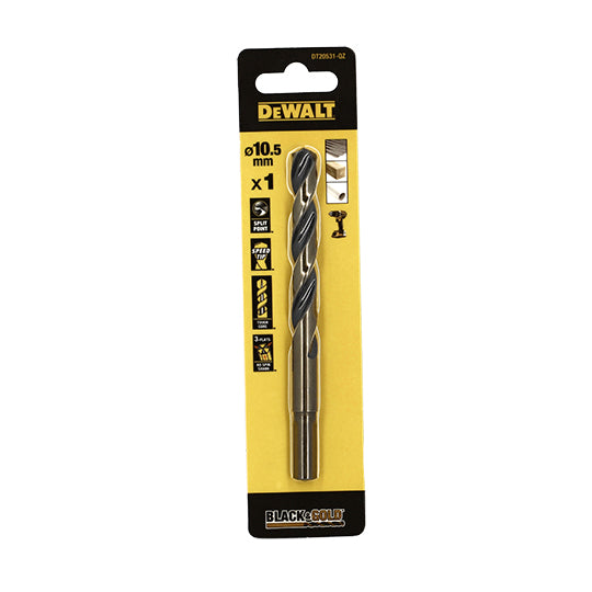 FORET DEWALT HSS-G GOLD&BLACK DIA.10.5X87X133MM(x1)