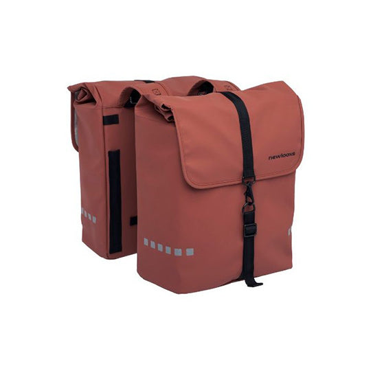 SACOCHE VELO PORTE BAGAGE A PONT NEWLOOXS ODENSE DOUBLE ROUILLE - 39 LITRES - 340x380x160M
