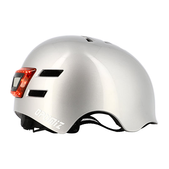 CASQUE URBAIN OPTIMIZ O365 GRIS BRILLANT IN MOLD AVEC REGLAGE OCCIPITAL LED T.S (48/53)