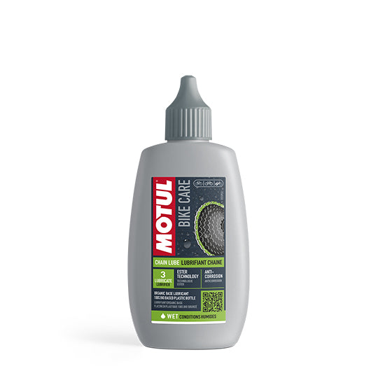 HUILE/LUBRIFIANT VELO MOTUL CHAIN LUB WET/CONDITIONS HUMIDES (100ML)