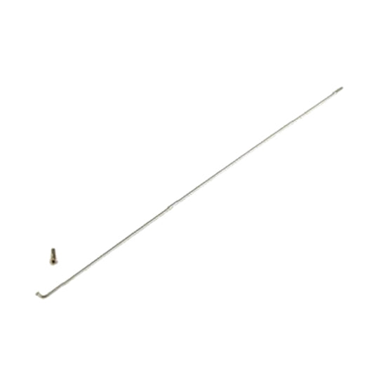 RAYON 2.3 MM INOX ARGENT L250 AVEC ECROU (X1) MACH1 CYCLO/MOTO/VAE