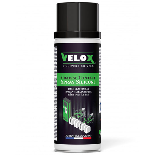 GRAISSE SILICONE VELOX CONTACT DIELECTRIQUE SPECIAL BATTERIE VAE/E BIKE (AEROSOL 200ML)