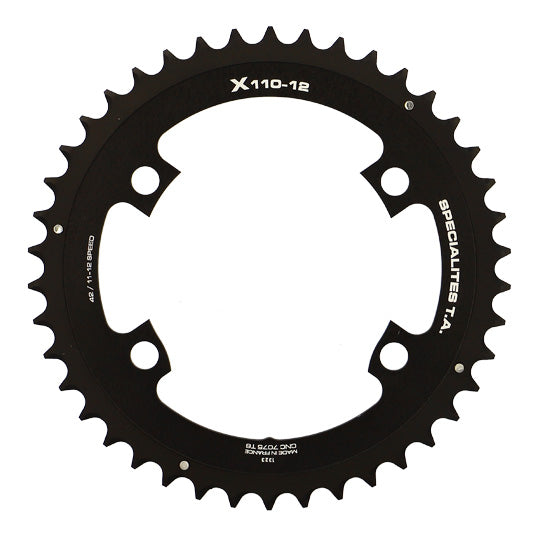 PLATEAU ROUTE DIAM 110 EXTER 42DTS NOIR X110 (COMP.SHIM 9200/8100/7100) TA 12V. 4 BRANCHES