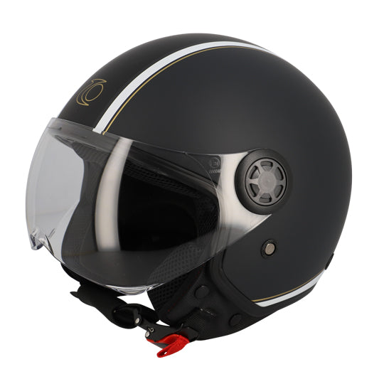 CASQUE JET TRENDY JT-306 GRIS ANTHRACITE T53-54 XS - CE 22-06