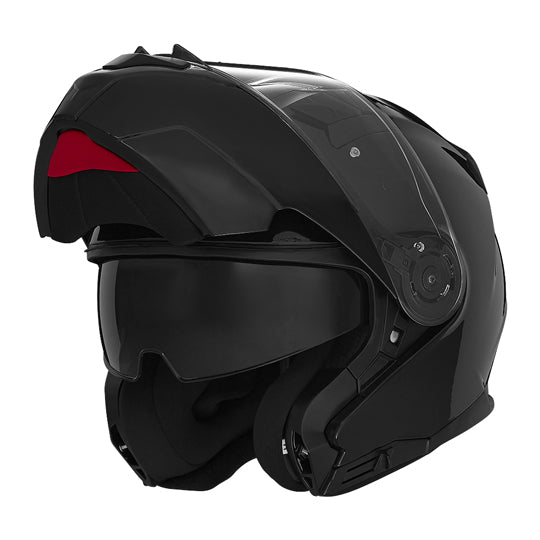 CASQUE MODULABLE NOX N966 NOIR BRILLANT T53-54 XS