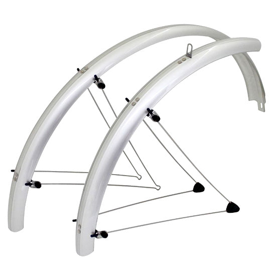 GARDE BOUE VTC/VTT 26'' STRONG COUNTRY S PLASTIQUE A TRINGLES 60MM ARGENT (PR)