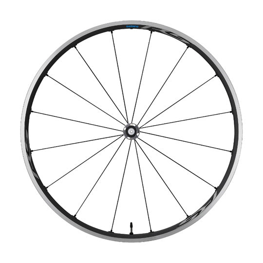 ROUE ROUTE 700 AV BLOCAGE JANTE NOIR SHIMANO RS500 TUBELESS MOY SHIMANO