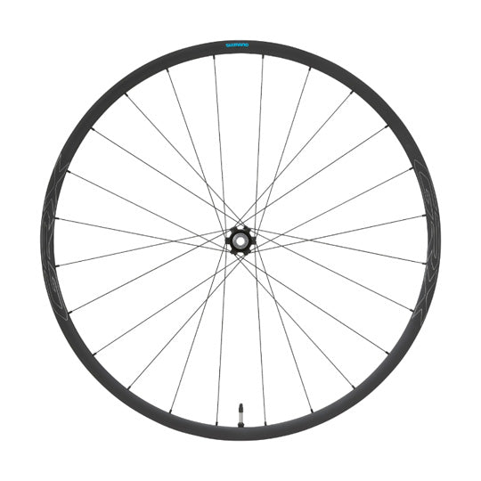 ROUE GRAVEL 700 AV JANTE NOIR SHIMANO RX570 DISQUE CENTERLOCK AXE TRAVERSANT TUBELESS