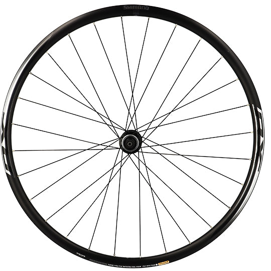 ROUE ROUTE 700 AR BLOCAGE JANTE NOIR SHIMANO RX010 DISQUE CENTERLOCK MOY SHIMANO 10/11V.