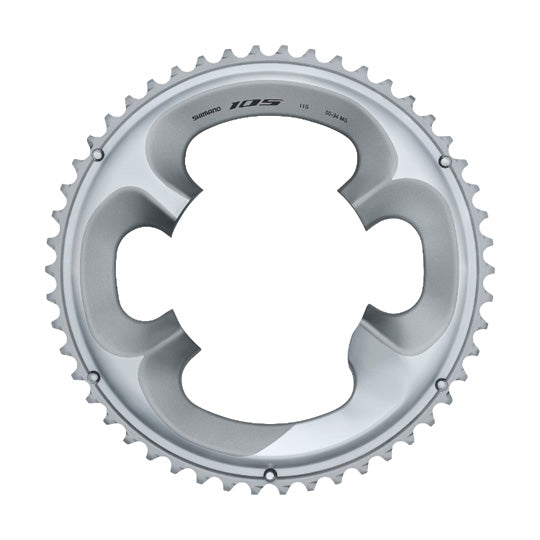 PLATEAU ROUTE DIAM 110 EXTER 50DTS ARGENT SHIMANO ORIGINE 105 R7000 11V. (4 BRANCHES)